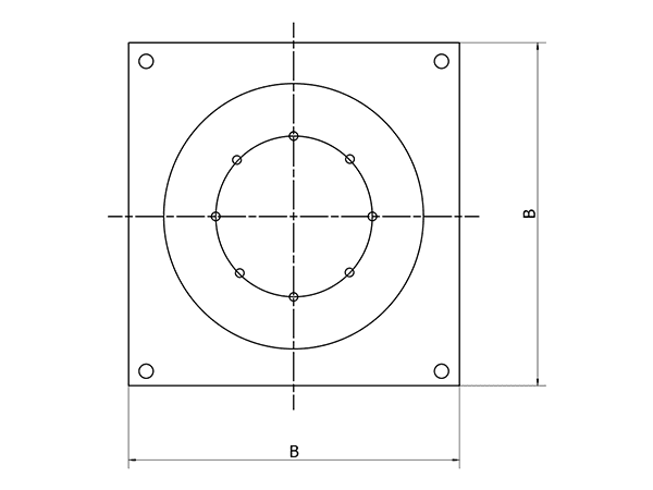 Floor plan of high damping rubber bearing